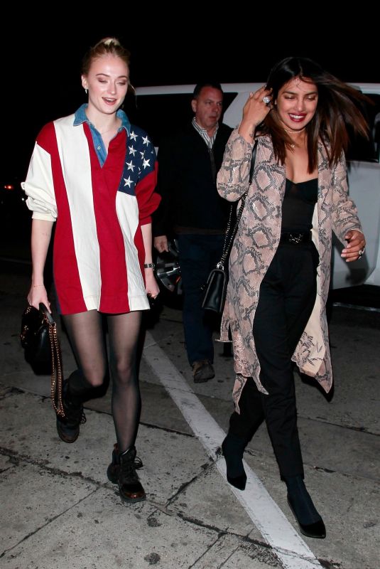 SOPHIE TURNER and PRIYANKA CHOPRA at Craig