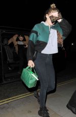 SOPHIE TURNER Arrives at Her Hotel in London 01/10/2019