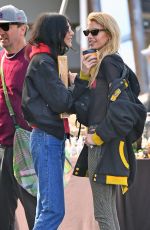 STELLA MAXWELL and LANGLEY FOX at Rosebowl Flea Market in Pasadena 01/14/2019