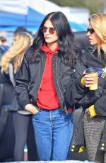 STELLA MAXWELL and LANGLEY FOX at Rosebowl Flea Market in Pasadena 01/14/2019