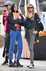 STELLA MAXWELL and LANGLEY FOX at Rosebowl Flea Market in Pasadena 01/14/2019