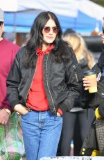 STELLA MAXWELL and LANGLEY FOX at Rosebowl Flea Market in Pasadena 01/14/2019