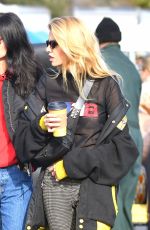 STELLA MAXWELL and LANGLEY FOX at Rosebowl Flea Market in Pasadena 01/14/2019
