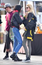 STELLA MAXWELL and LANGLEY FOX at Rosebowl Flea Market in Pasadena 01/14/2019