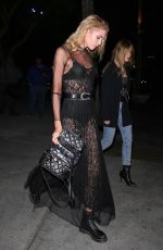 STELLA MAXWELL Arrives at Elton John Concert in Los Angeles 01/23/2019