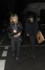 SUKI WATERHOUSE and Robert Pattinson Leaves Casa Cruz in London 01/11/2019