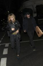 SUKI WATERHOUSE and Robert Pattinson Leaves Casa Cruz in London 01/11/2019
