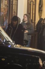 SUKI WATERHOUSE and Robert Pattinson Night Out in London 01/21/2019