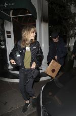 SUKI WATERHOUSE Leaves Casa Cruz in London 01/11/2019