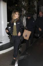 SUKI WATERHOUSE Leaves Casa Cruz in London 01/11/2019
