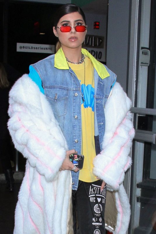SUNNY MALOUF Arrives at Build Series in New York 01/28/2019