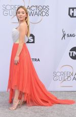 SYDNEY SWEENEY at Screen Actors Guild Awards 2019 in Los Angeles 01/27/2019
