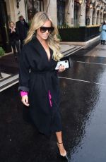 SYLVIE MEIS Leaves Plaza Athensee Hotel in Paris 01/22/2019