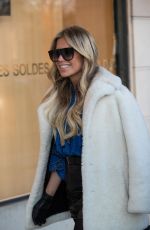 SYLVIE MEIS Out Shopping in Paris 01/21/2019