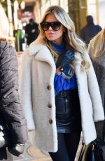 SYLVIE MEIS Out Shopping in Paris 01/21/2019