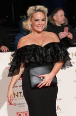 TAMARA WALL at 2019 National Televison Awards in London 01/22/2019