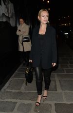 TANYA BURR Night Out in Paris 01/21/2019