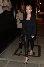 TANYA BURR Night Out in Paris 01/21/2019