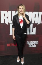 TAYLOR SCHILLING at Russian Doll Premiere in New York 01/23/2019