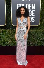 THANDIE NEWTON at 2019 Golden Globe Awards in Beverly Hills 01/06/2019