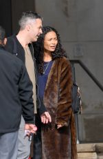 THANDIE NEWTON Leaves Her Hotel in Beverly Hills 01/07/2019