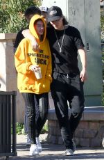 THYLANE BLONDEAU and Milane Meritte Out in Malibu 01/23/2019