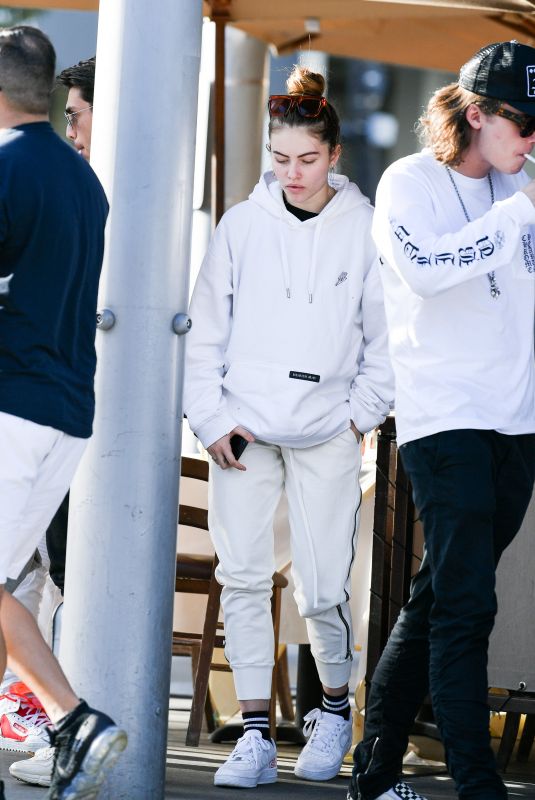 THYLANE BLONDEAU Out in Los Angeles 01/26/2019