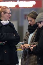 UMA THURMAN Arrives at Charles De Gaulle Airport in Paris 01/20/2019