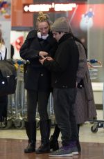 UMA THURMAN Arrives at Charles De Gaulle Airport in Paris 01/20/2019