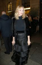 UMA THURMAN Arrives at Place Vendome in Paris 01/22/2019
