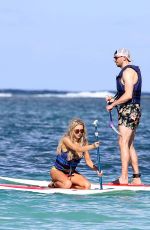 UNA HEALY in Bikini at a Beach in Mauritius 01/21/2019