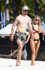UNA HEALY in Bikini at a Beach in Mauritius 01/21/2019