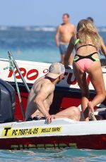 UNA HEALY in Bikini at a Beach in Mauritius 01/21/2019