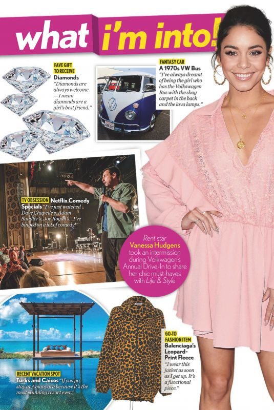 VANESSA HUDGENS for Life & Style Weekly, January 2019