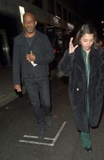 VANESSA WHITE Night Out in London 01/25/2019