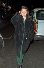 VANESSA WHITE Night Out in London 01/25/2019
