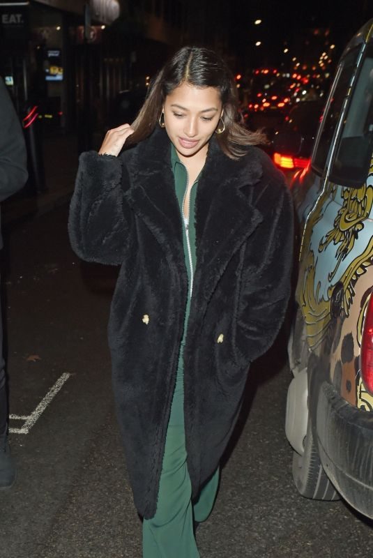 VANESSA WHITE Night Out in London 01/25/2019