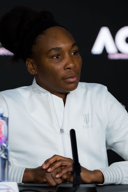 VENUS WILLIAMS at 2019 Australian Open Press Conference in Melbourne 01/19/2019