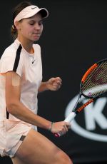 VERONIKA KUDERMETOVA at 2019 Australian Open at Melbourne Park 01/16/2019