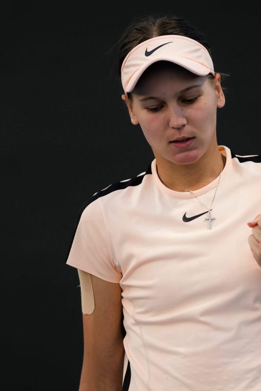 VERONIKA KUDERMETOVA at 2019 Australian Open at Melbourne Park 01/16/2019