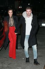 VICTORIA and David BECKHAM Arrives at Victoria