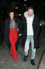 VICTORIA and David BECKHAM Arrives at Victoria