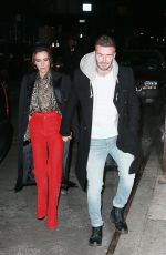 VICTORIA and David BECKHAM Arrives at Victoria