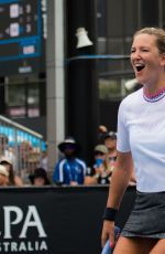 VICTORIA AZARENKA and ASHLEIGH BARTY at 2019 Australian Open at Melbourne Park 01/17/2019