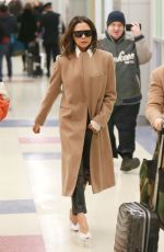 VICTORIA BECKHAM at JFK Airport in New York 01/21/2019