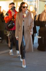 VICTORIA BECKHAM at JFK Airport in New York 01/21/2019