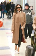 VICTORIA BECKHAM at JFK Airport in New York 01/21/2019