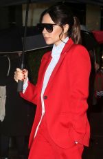 VICTORIA BECKHAM in Red out in New York 01/24/2019