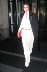 VICTORIA BECKHAM Leaves Her Hotel in New York 01/24/2019