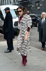VICTORIA BECKHAM Leaves Mark Hotel in New York 01/23/2019